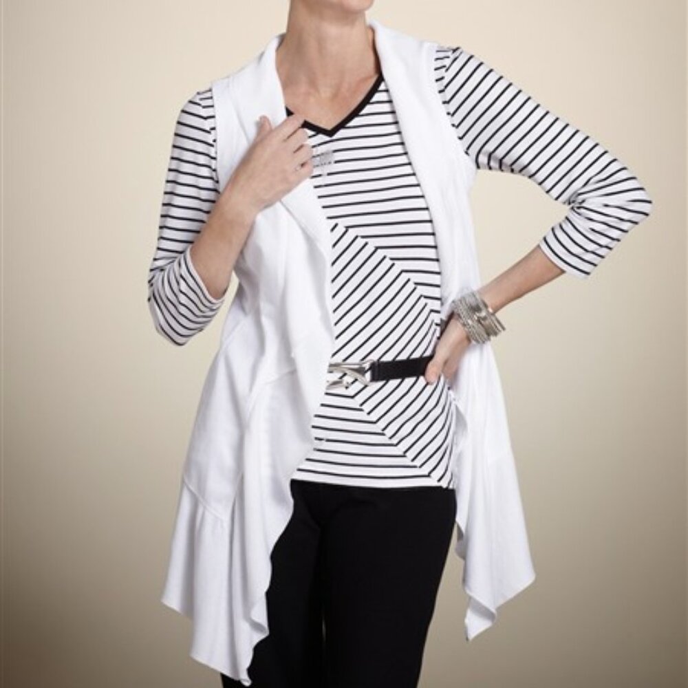 Chico's  Zenergy Caitlyn Cascade Vest - NWT